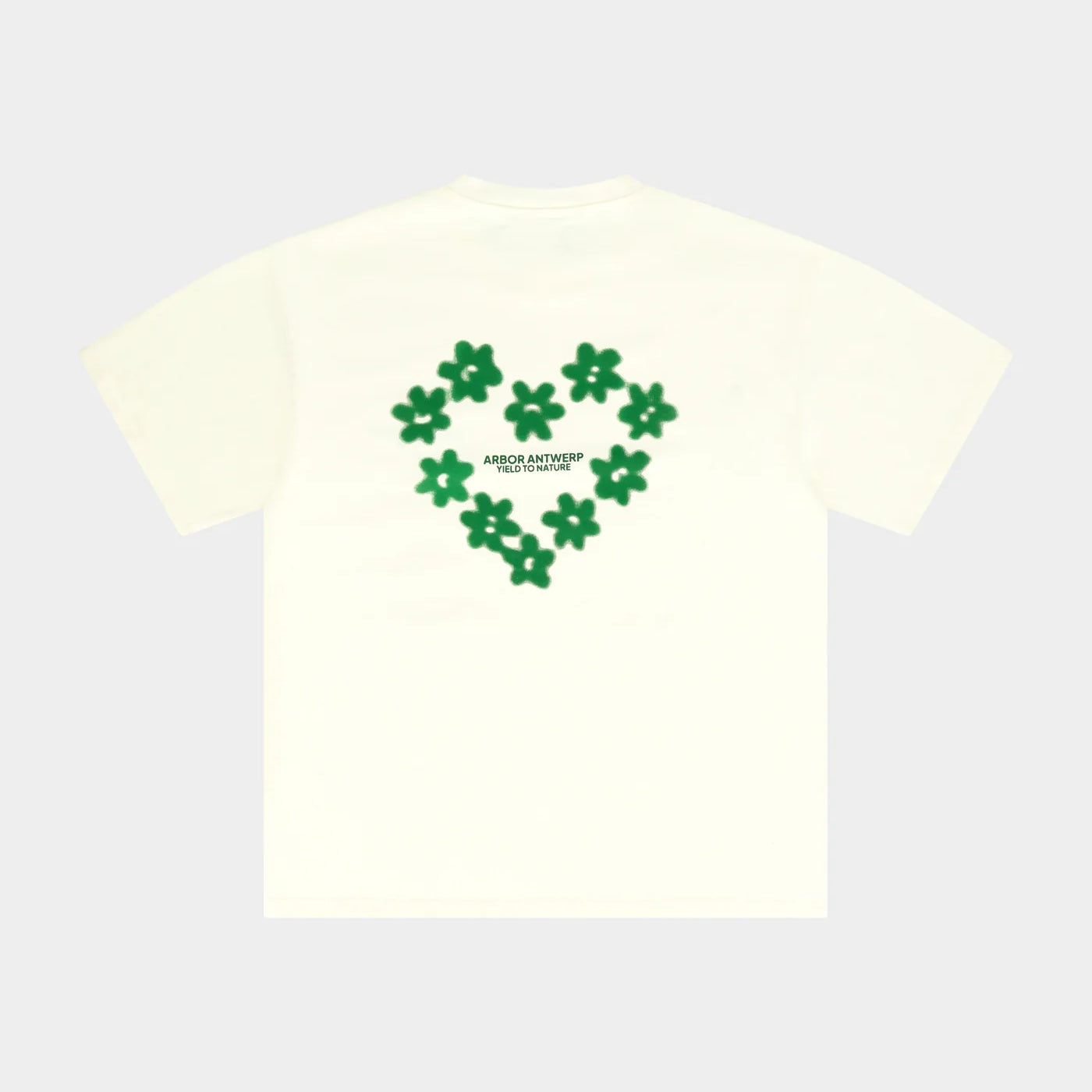 Faded Flower T-shirt Cream