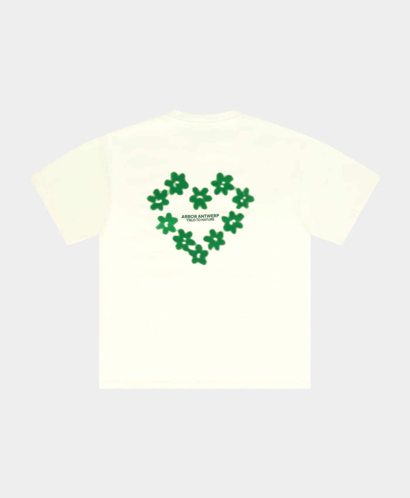 Faded Flower T-shirt Cream