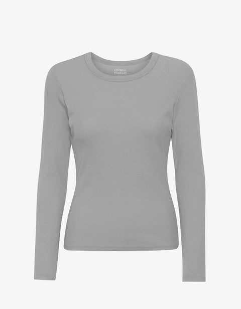 Women Organic Rib LS T-Shirt