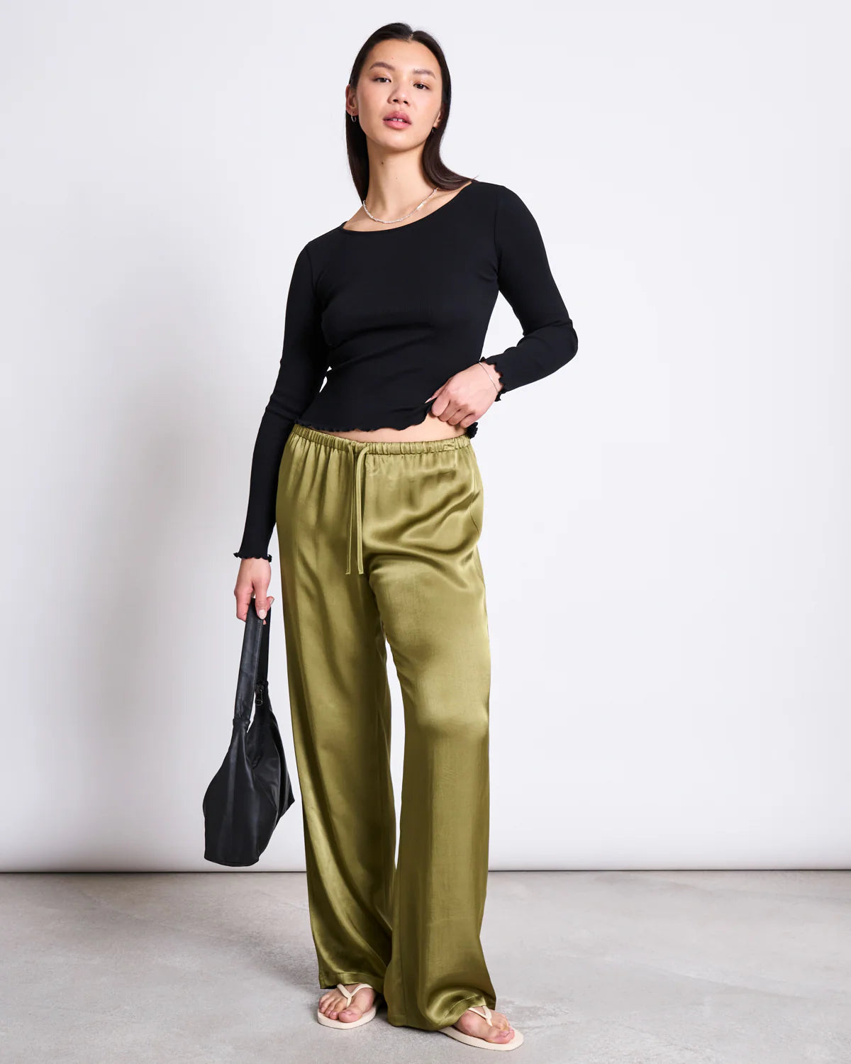 Loose Silky Pants FRIS