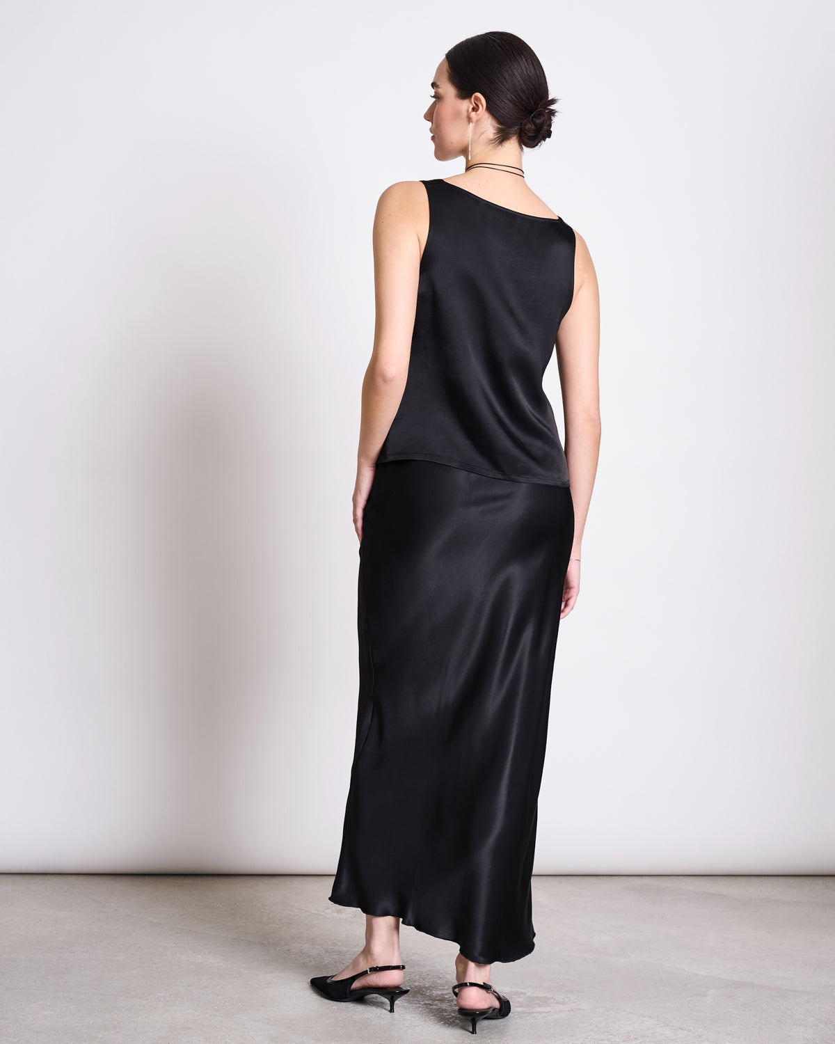 Ruflled V-Neck Top TALARA