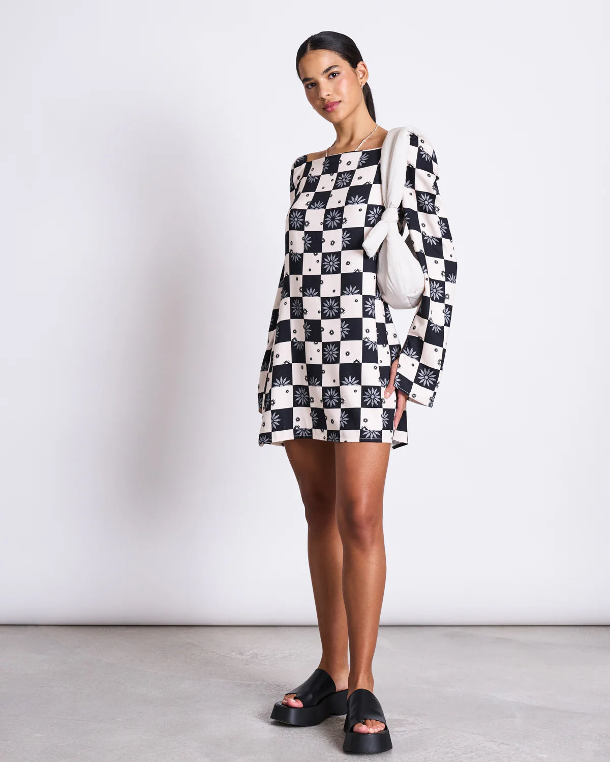 Square Neck Mini Dress GLAD