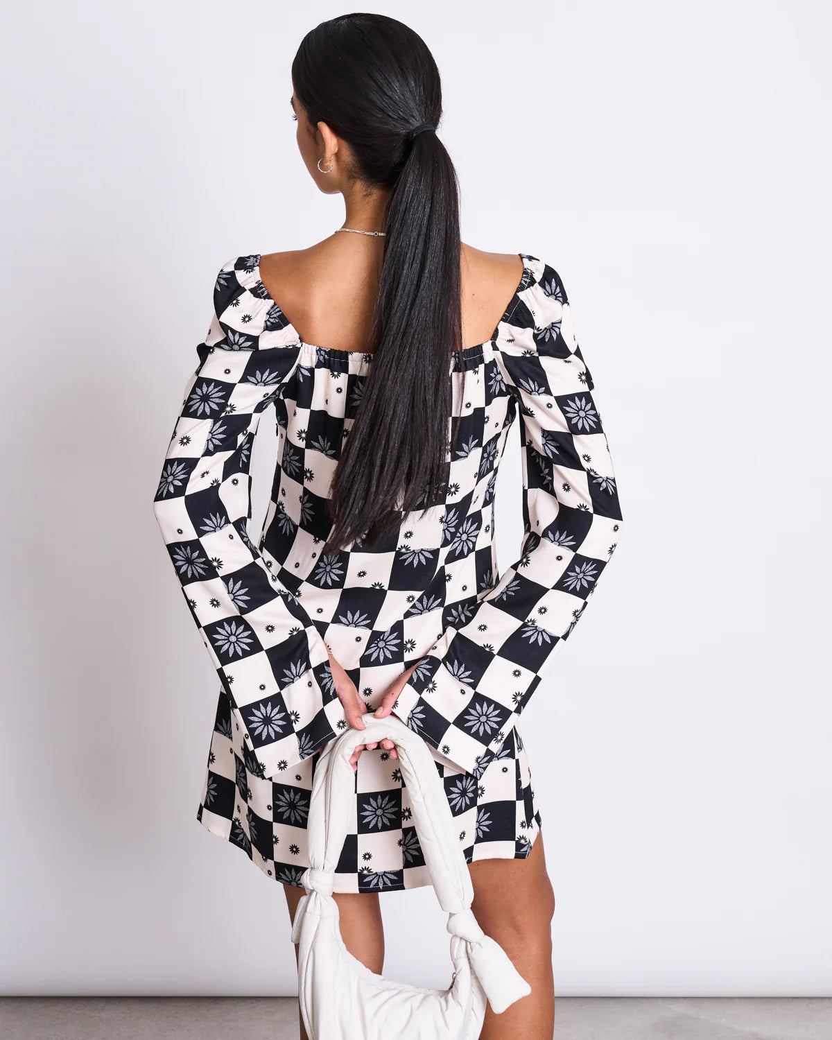 Square Neck Mini Dress GLAD