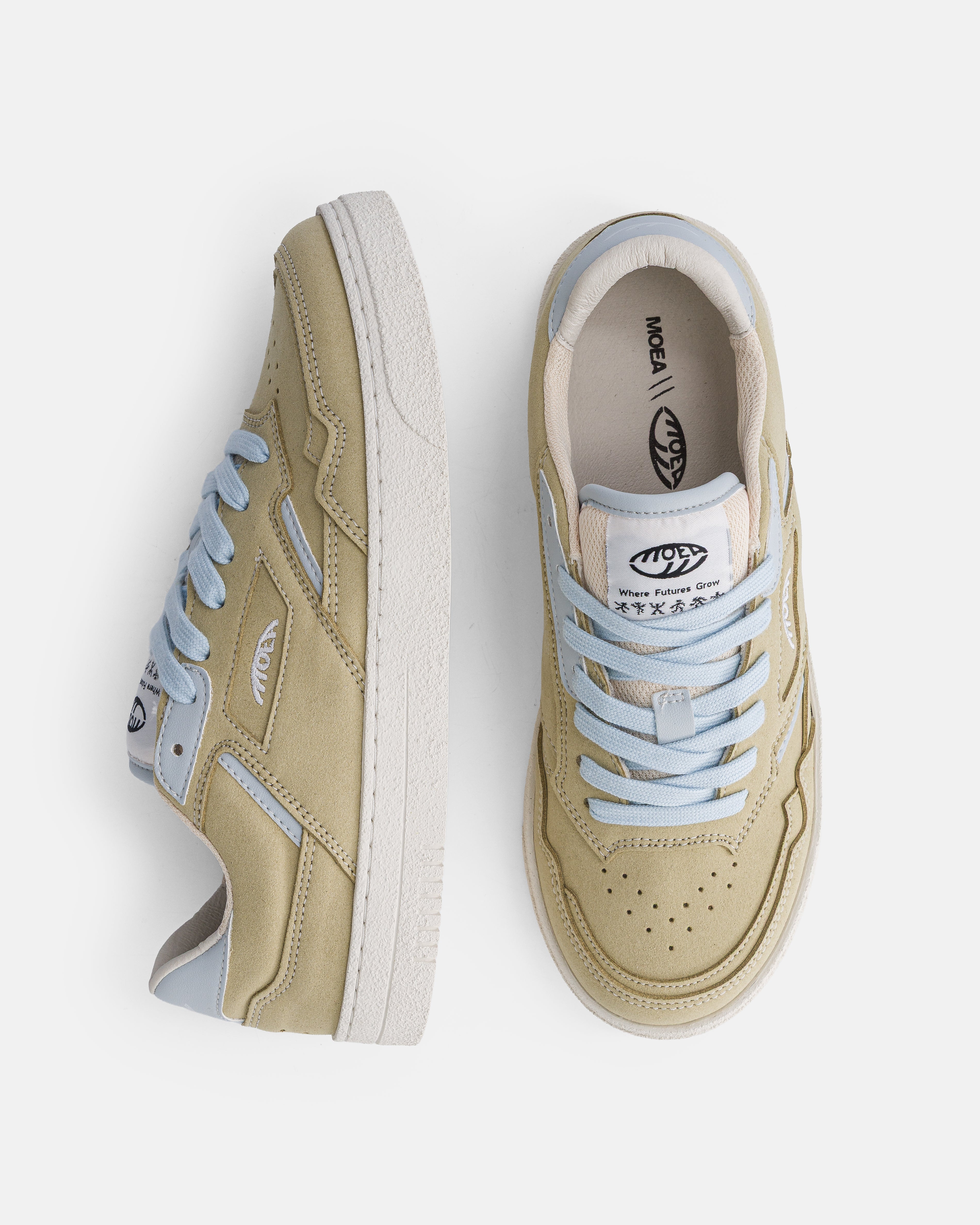 ORIGIN LOW - Aloe Suede & Blue