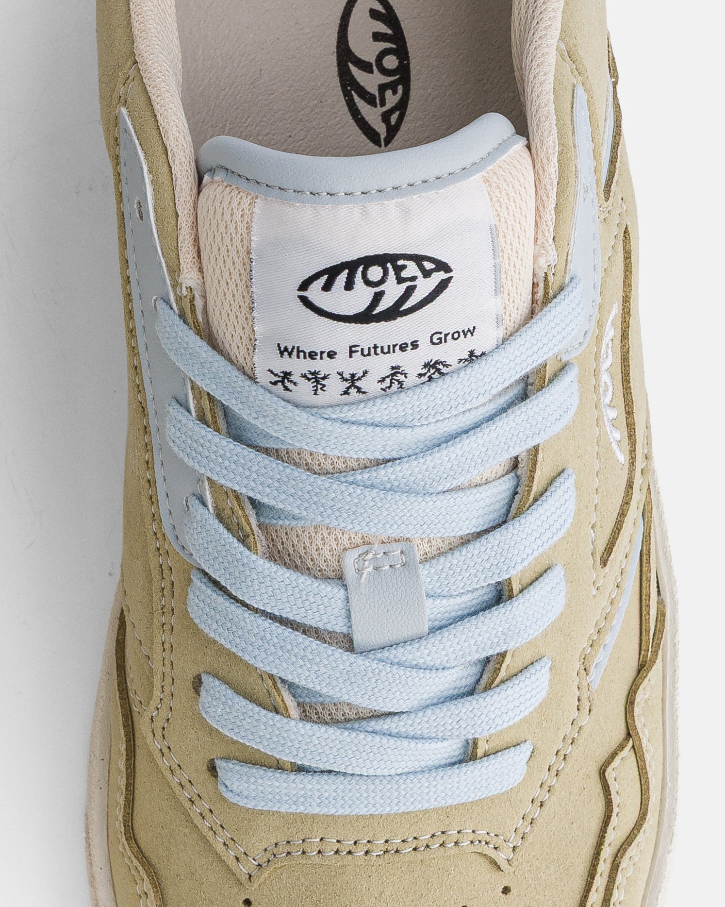 ORIGIN LOW - Aloe Suede & Blue