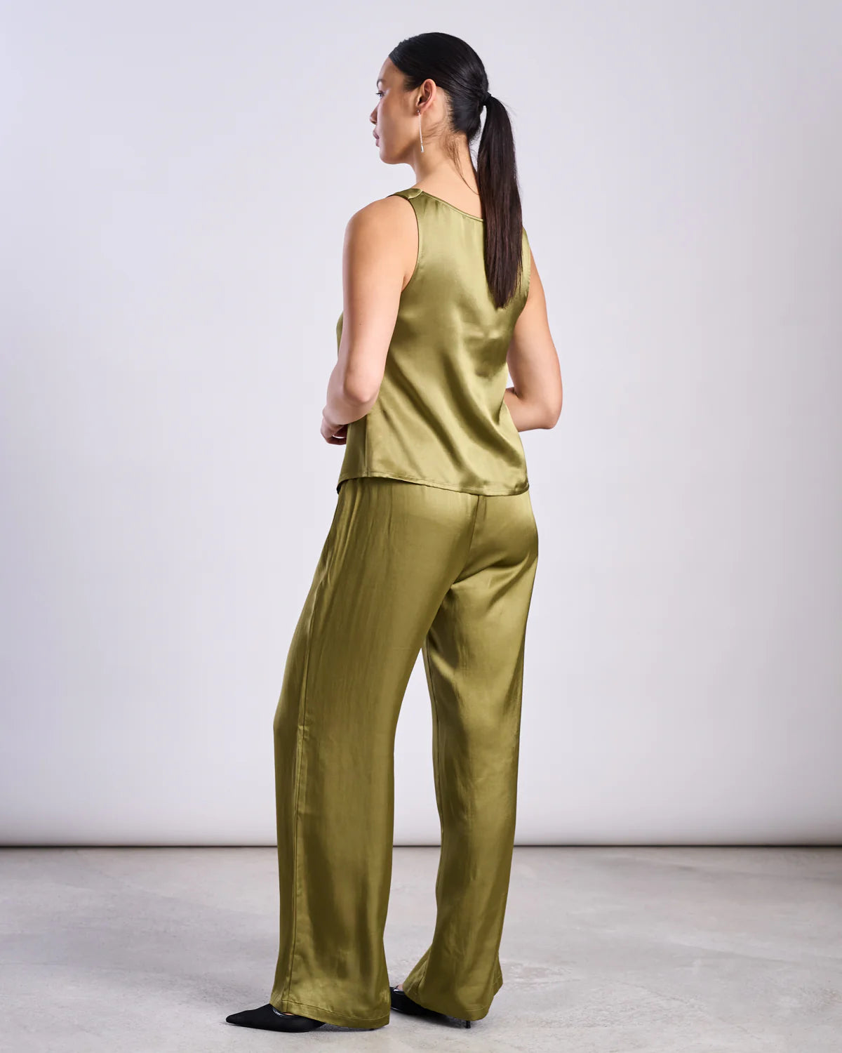 Ruflled V-Neck Top TALARA