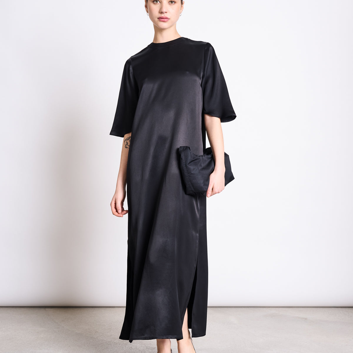 Silky T-shirt Dress CALEU