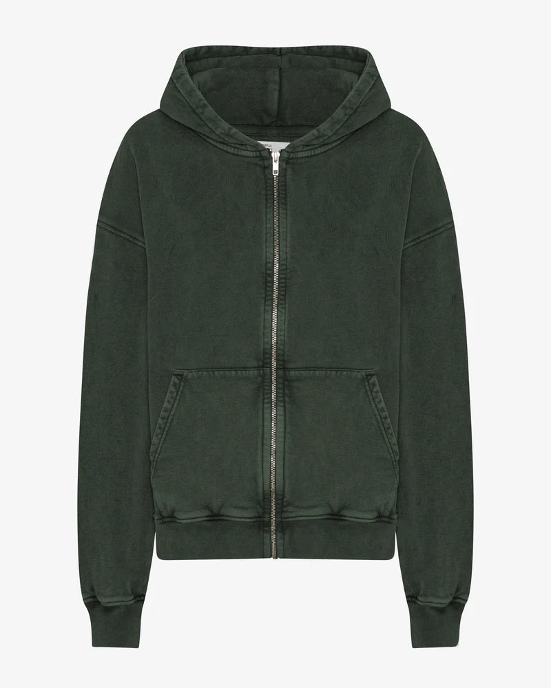 Organic Oversized Zip Hood