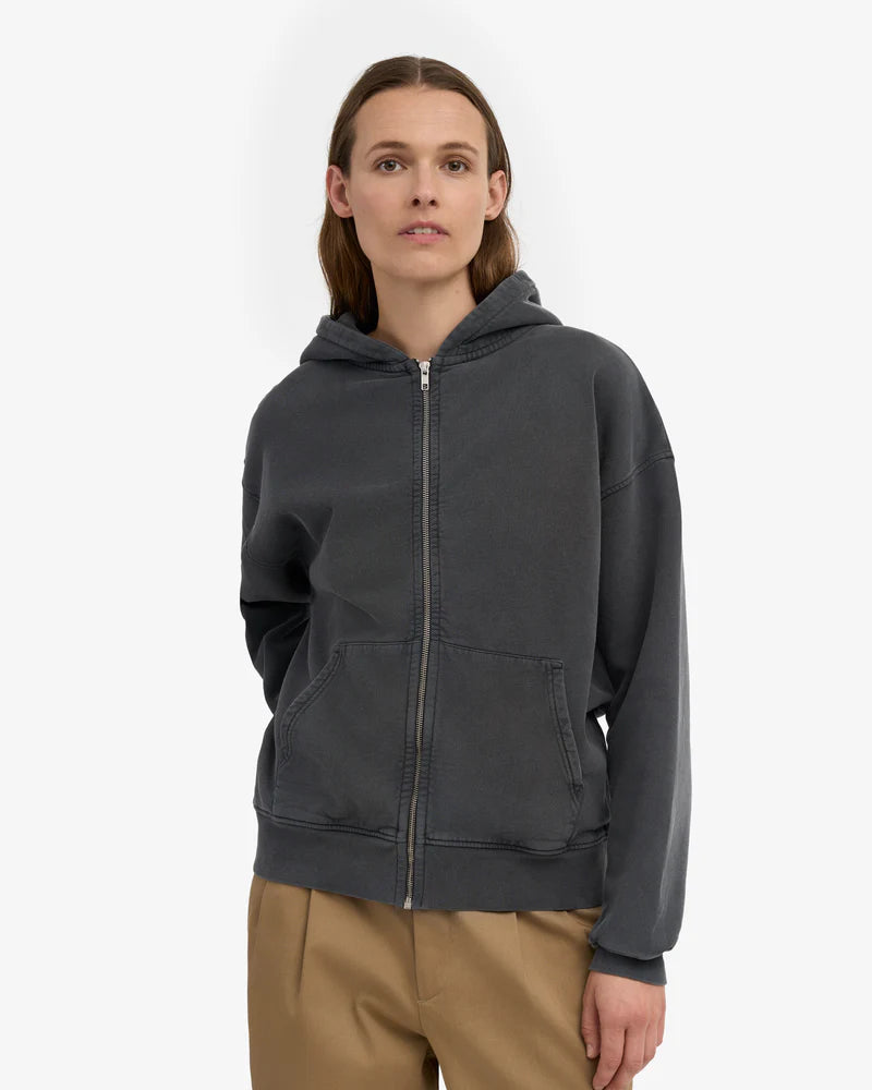 Organic Oversized Zip Hood