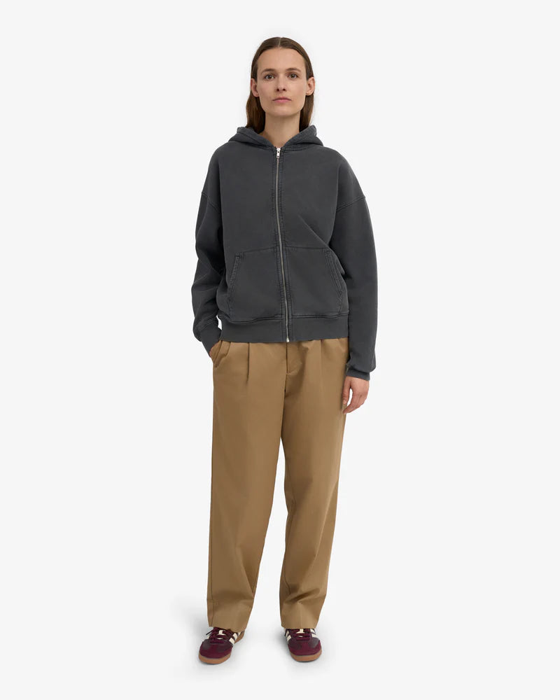Organic Oversized Zip Hood