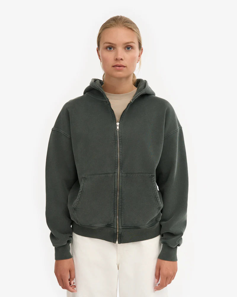 Organic Oversized Zip Hood