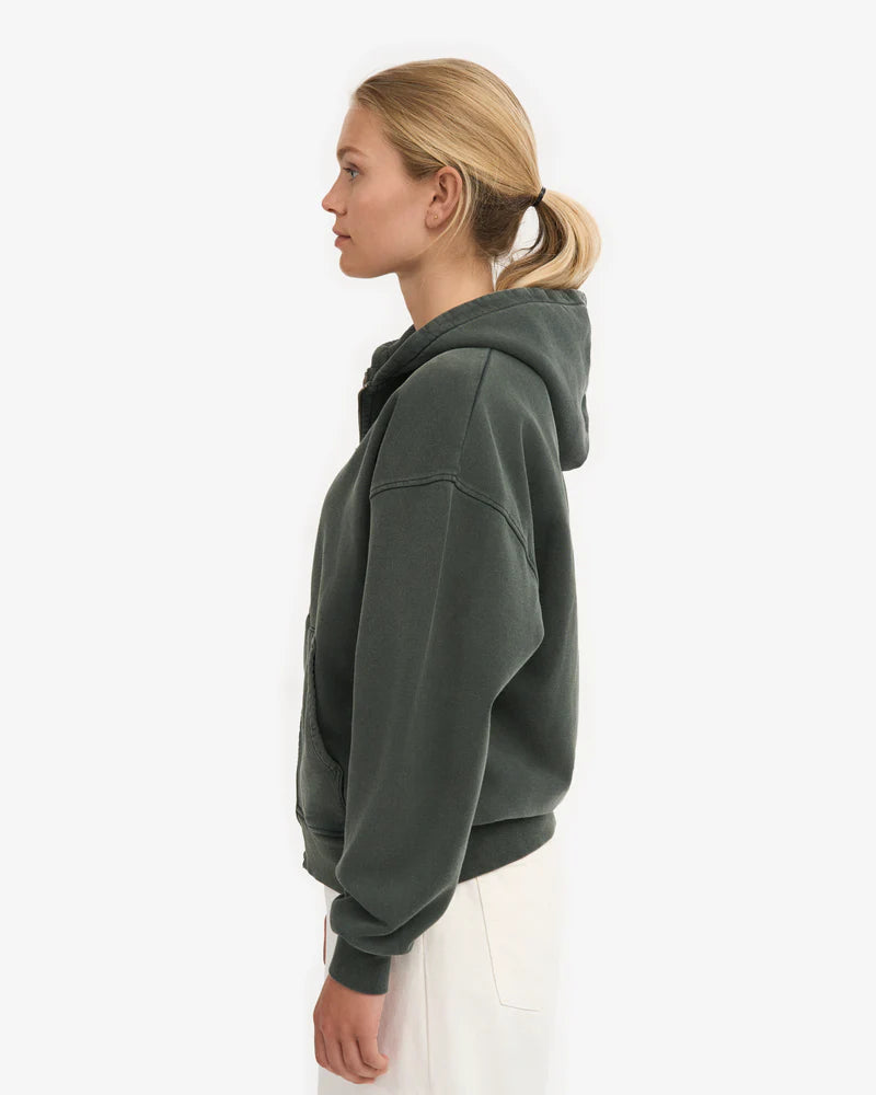 Organic Oversized Zip Hood