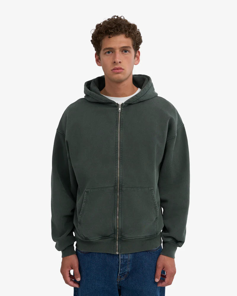 Organic Oversized Zip Hood