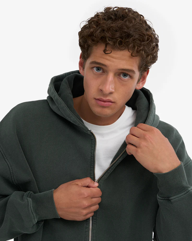 Organic Oversized Zip Hood