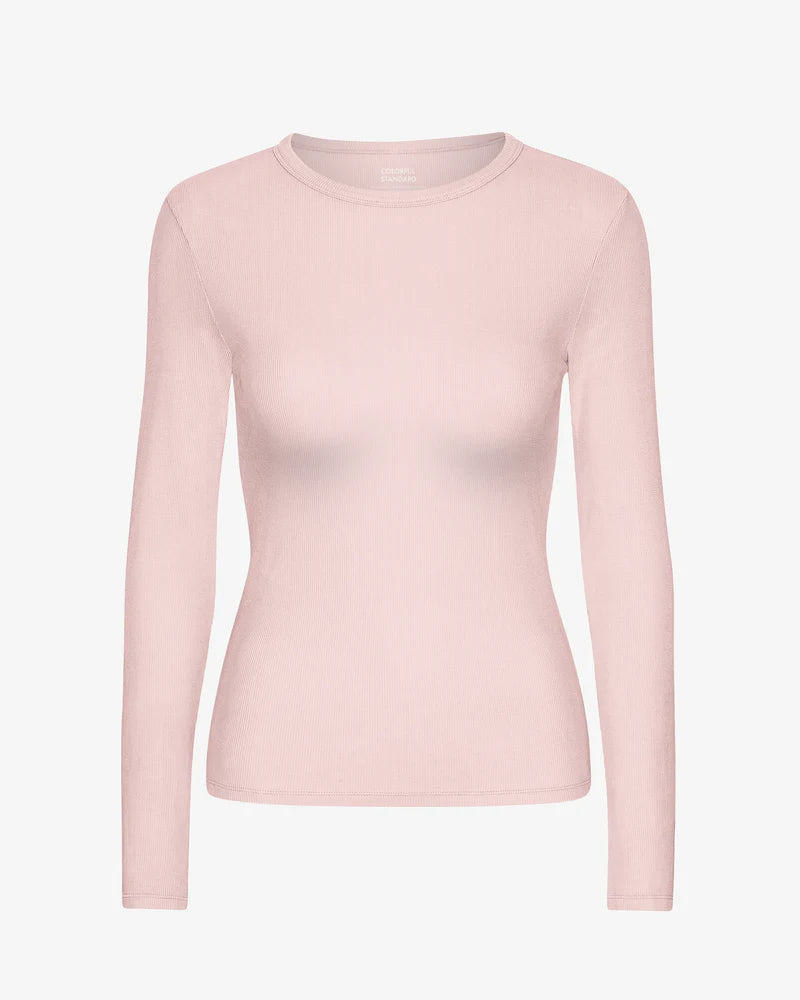 Women Organic Rib LS T-Shirt