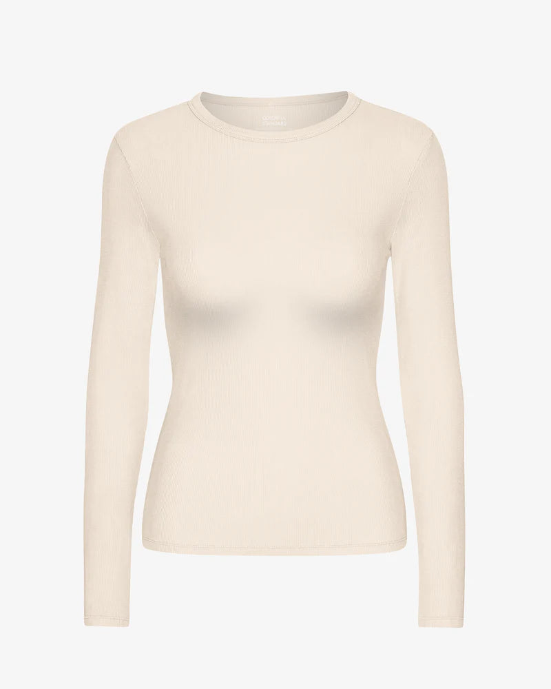 Women Organic Rib LS T-Shirt