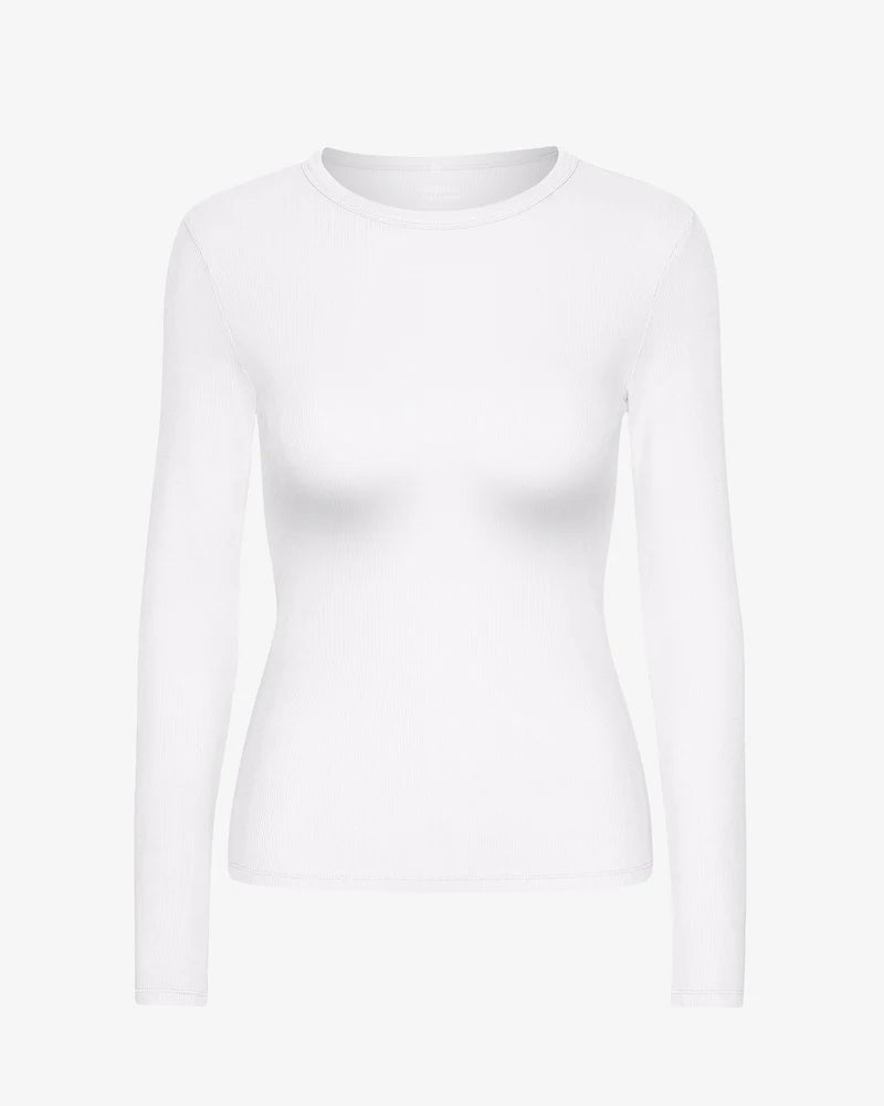 Women Organic Rib LS T-Shirt