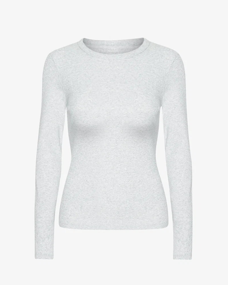 Women Organic Rib LS T-Shirt