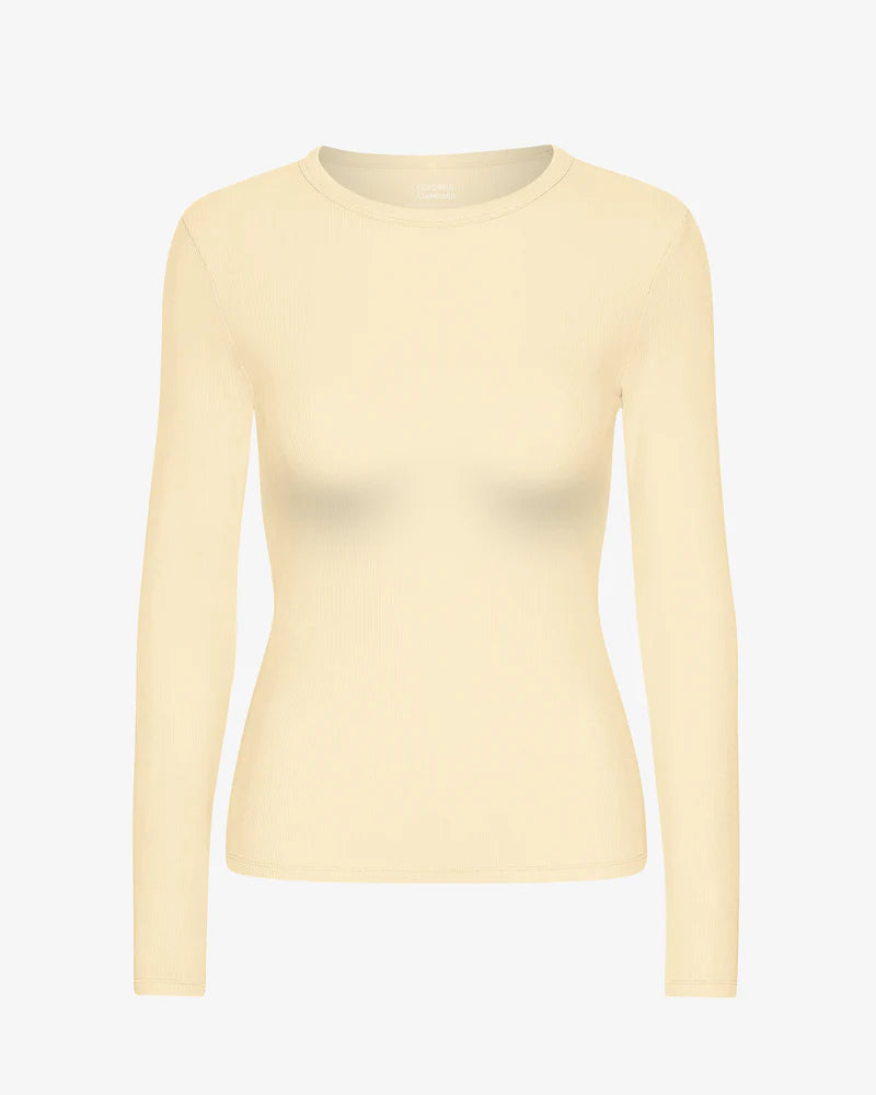 Women Organic Rib LS T-Shirt