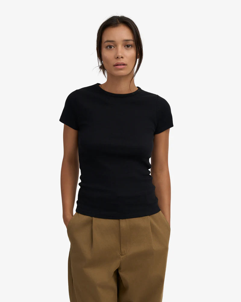 Organic Rib SS T-Shirt