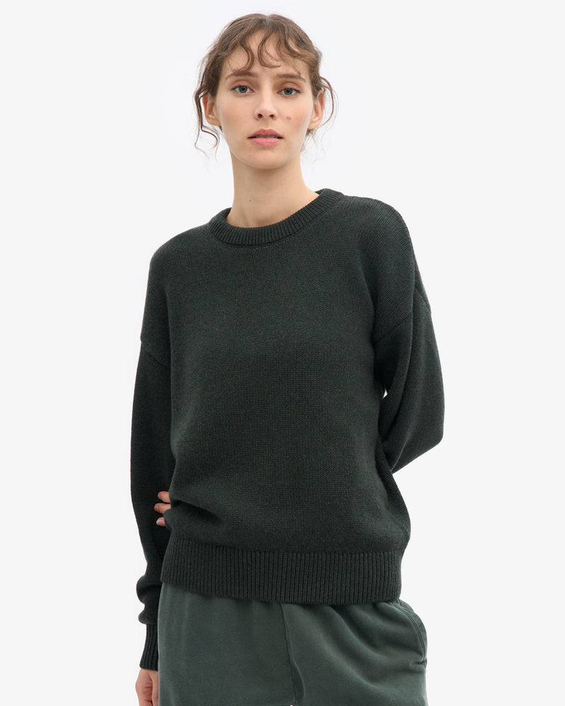Oversized Merino Wool Crew