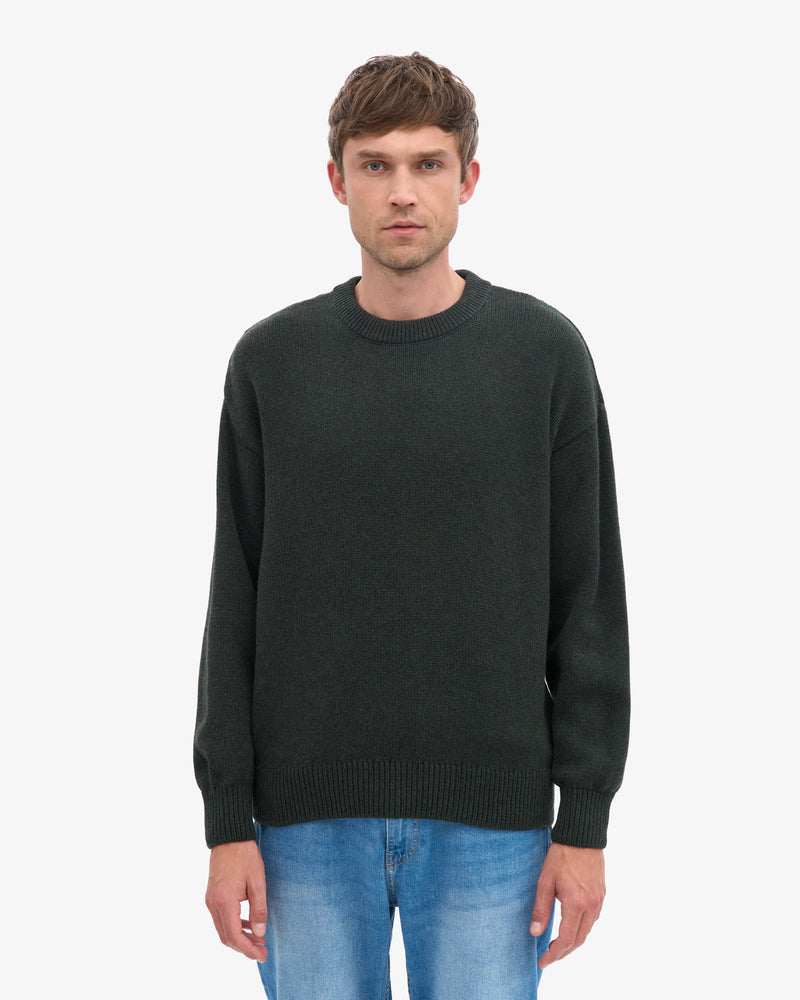 Oversized Merino Wool Crew