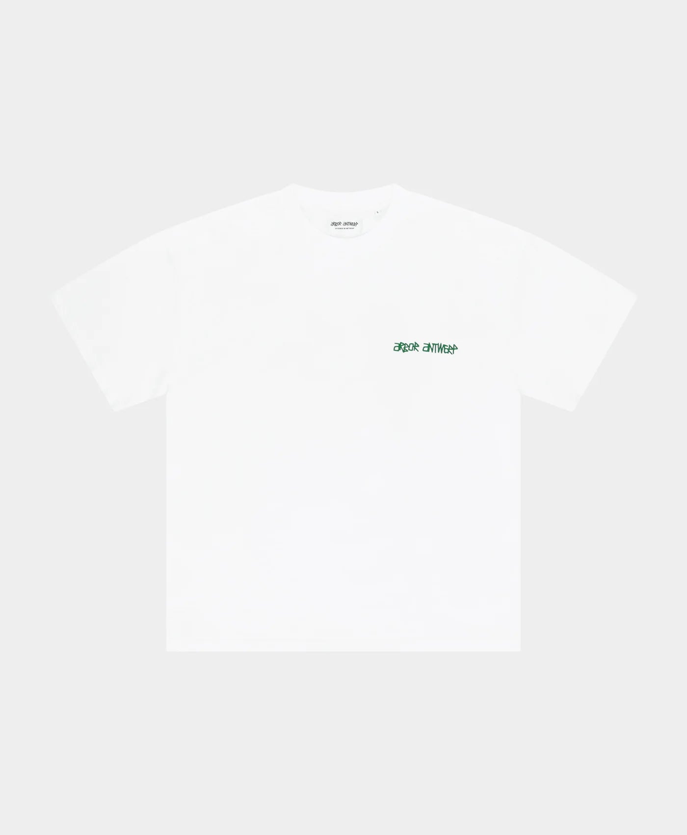 Line Flower T-shirt Green