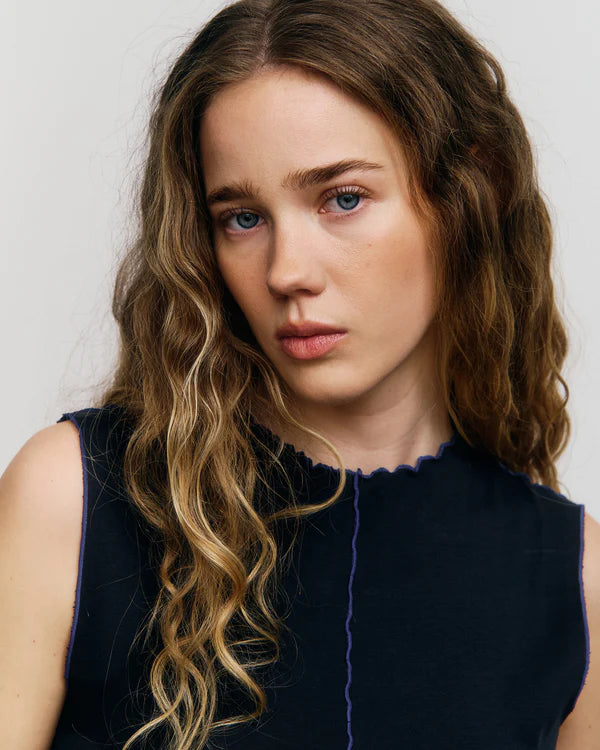 Pin-Tucked Dress