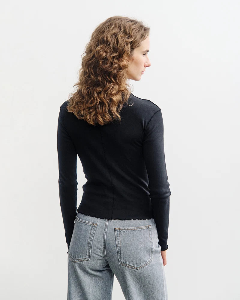 Pin-Tucked Longsleeve