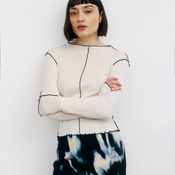 Pin-Tucked Longsleeve