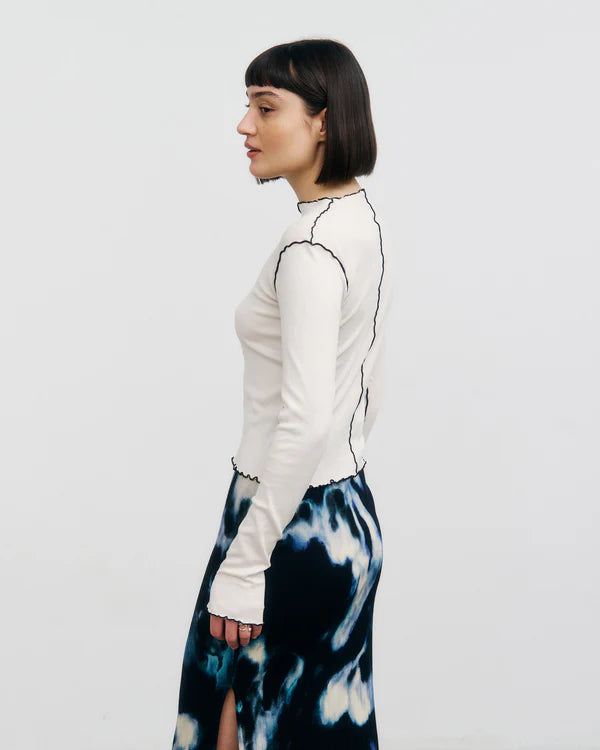 Pin-Tucked Longsleeve