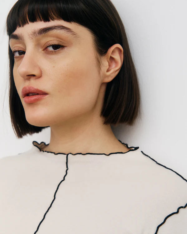 Pin-Tucked Longsleeve