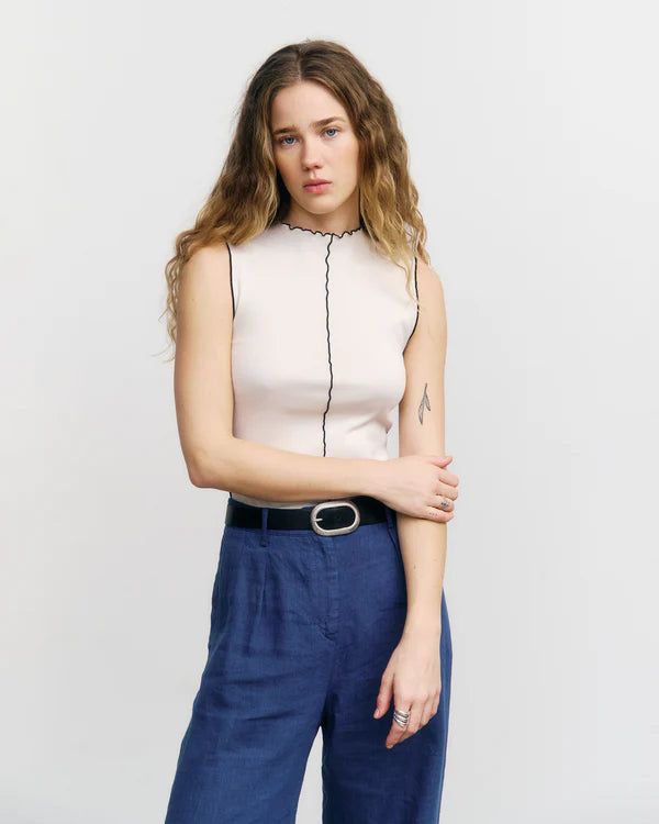 Pin-Tucked Top