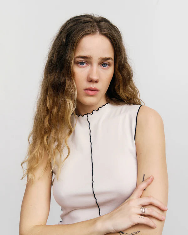 Pin-Tucked Top