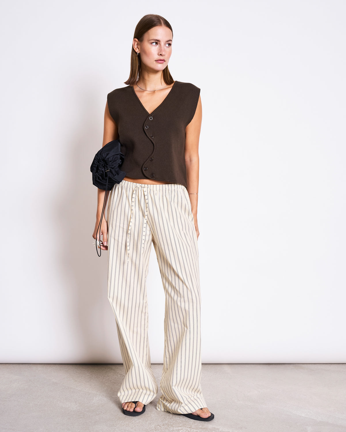 Wavy Knit Vest CORYL