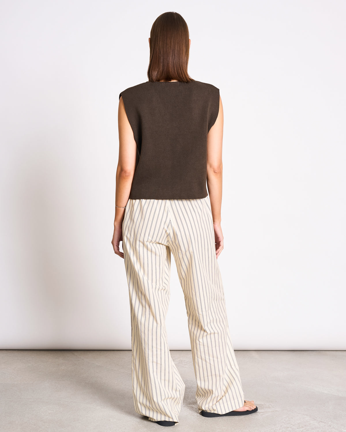 Wavy Knit Vest CORYL