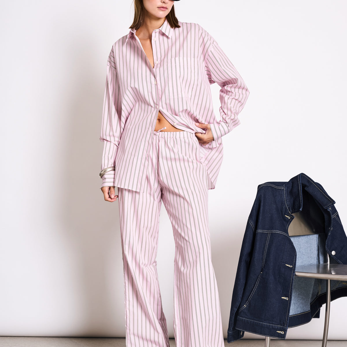 Mid Rise Loose Pants CETOS