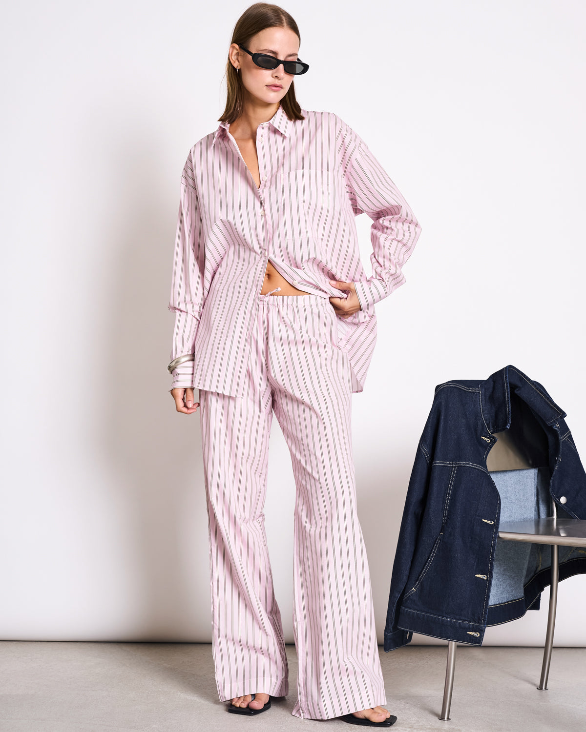 Mid Rise Loose Pants CETOS