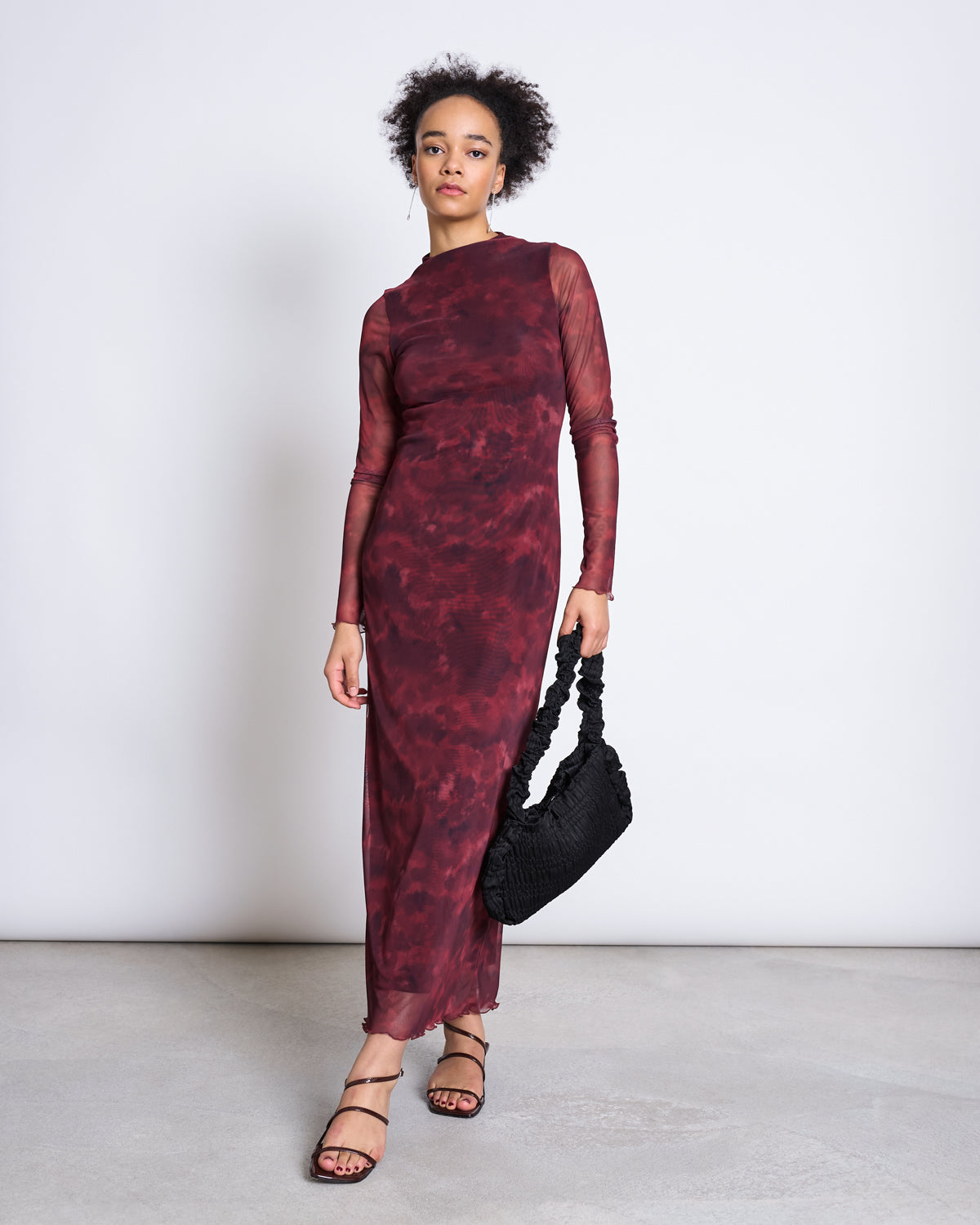 Mesh Longsleeve Dress ZALDI