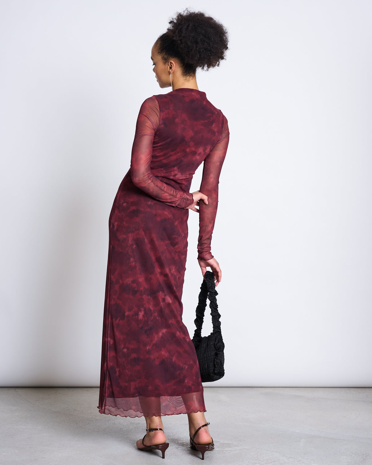 Mesh Longsleeve Dress ZALDI