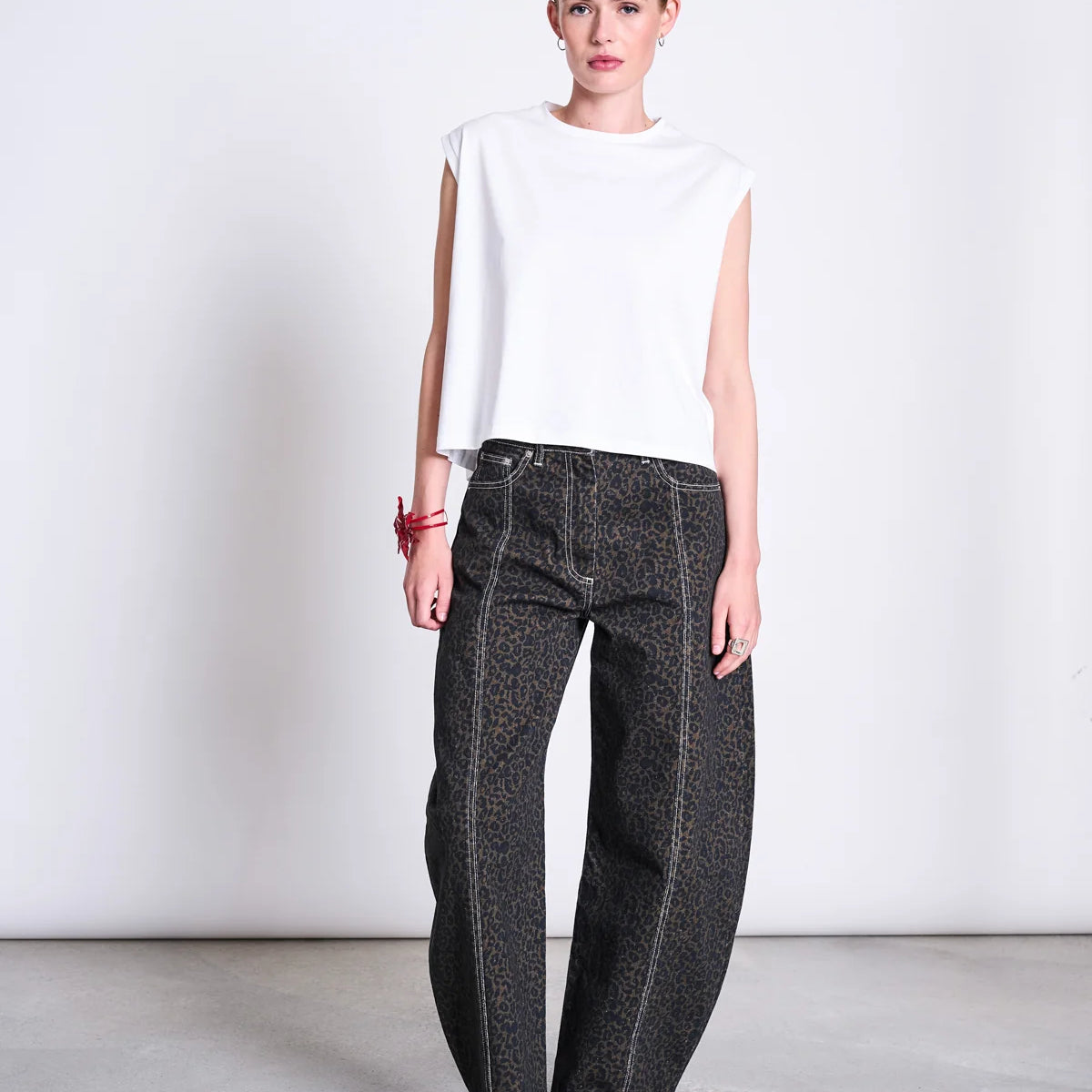 Barrel Leg Denim Jeans FAYA
