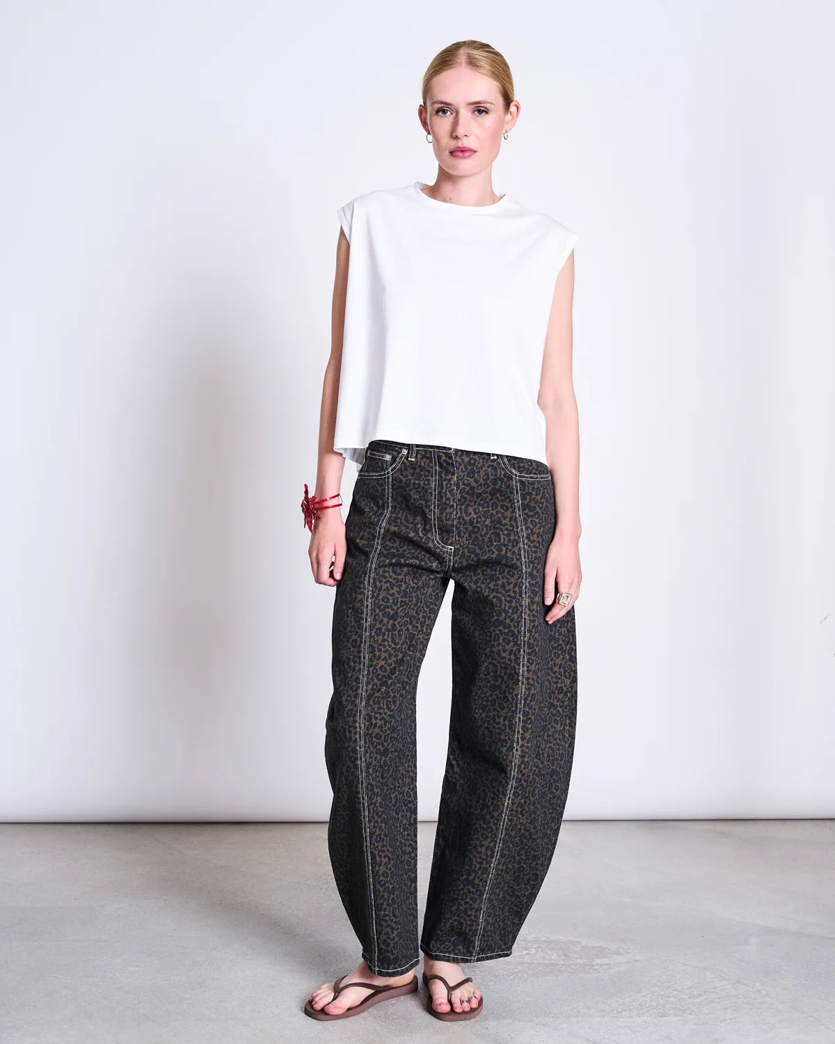 Barrel Leg Denim Jeans FAYA