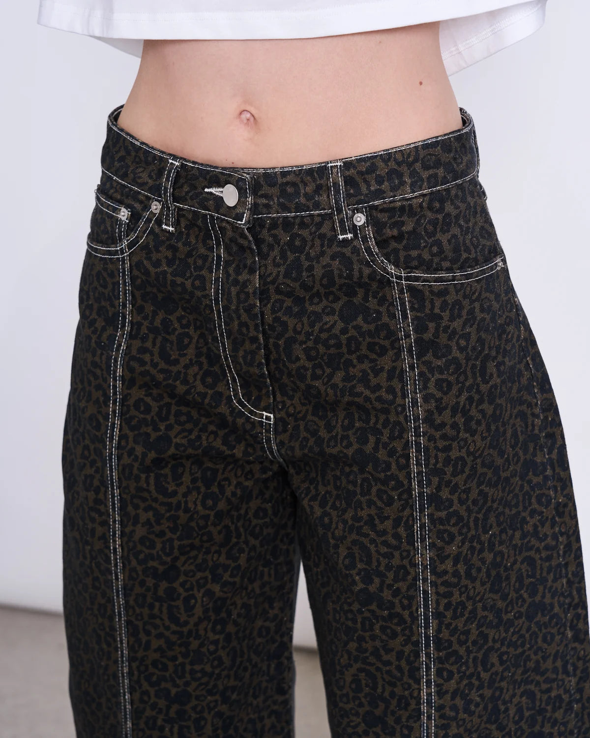Barrel Leg Denim Jeans FAYA