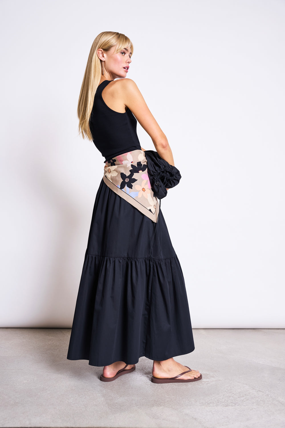 Tiered Maxi Skirt ALCA
