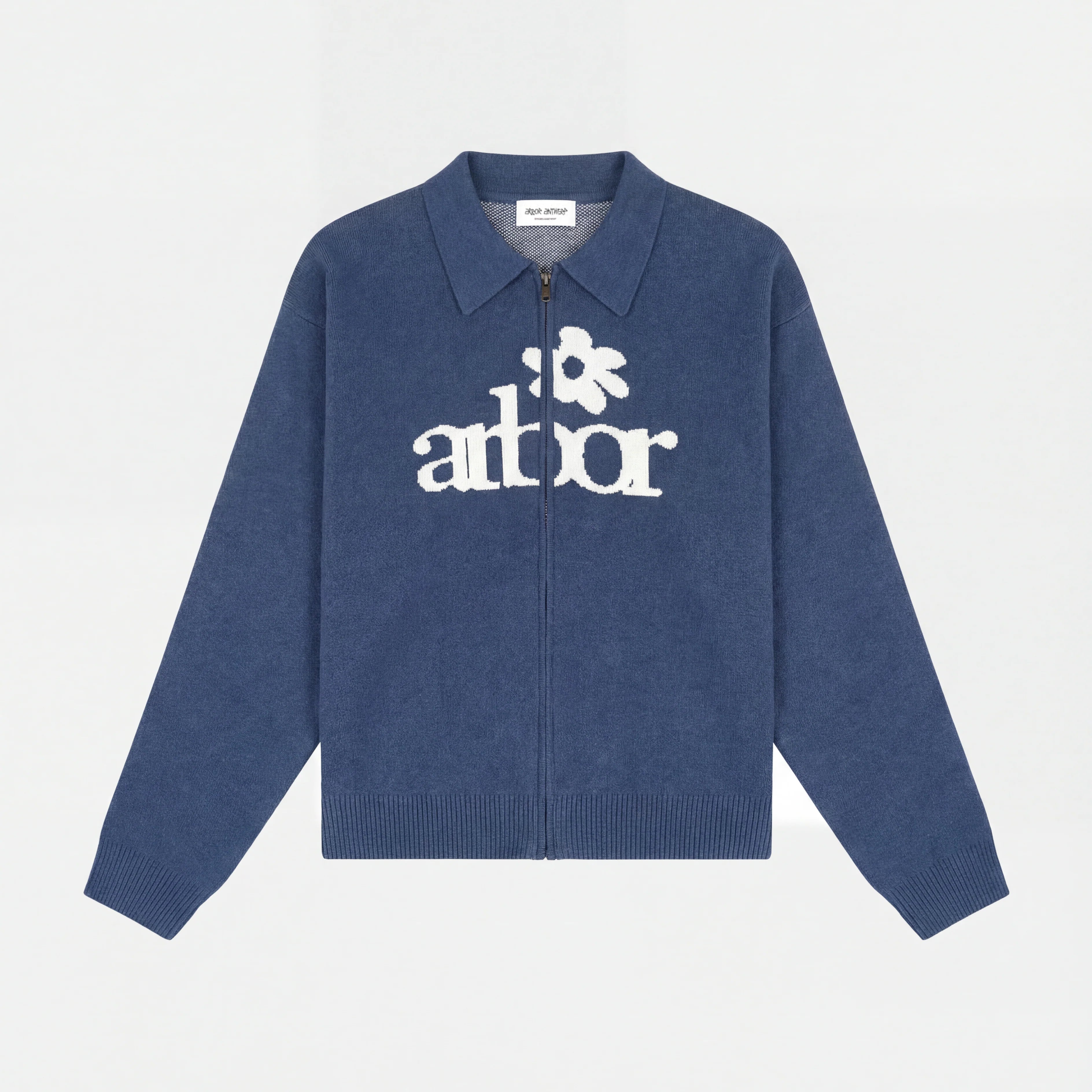 Blue Zipper Polo