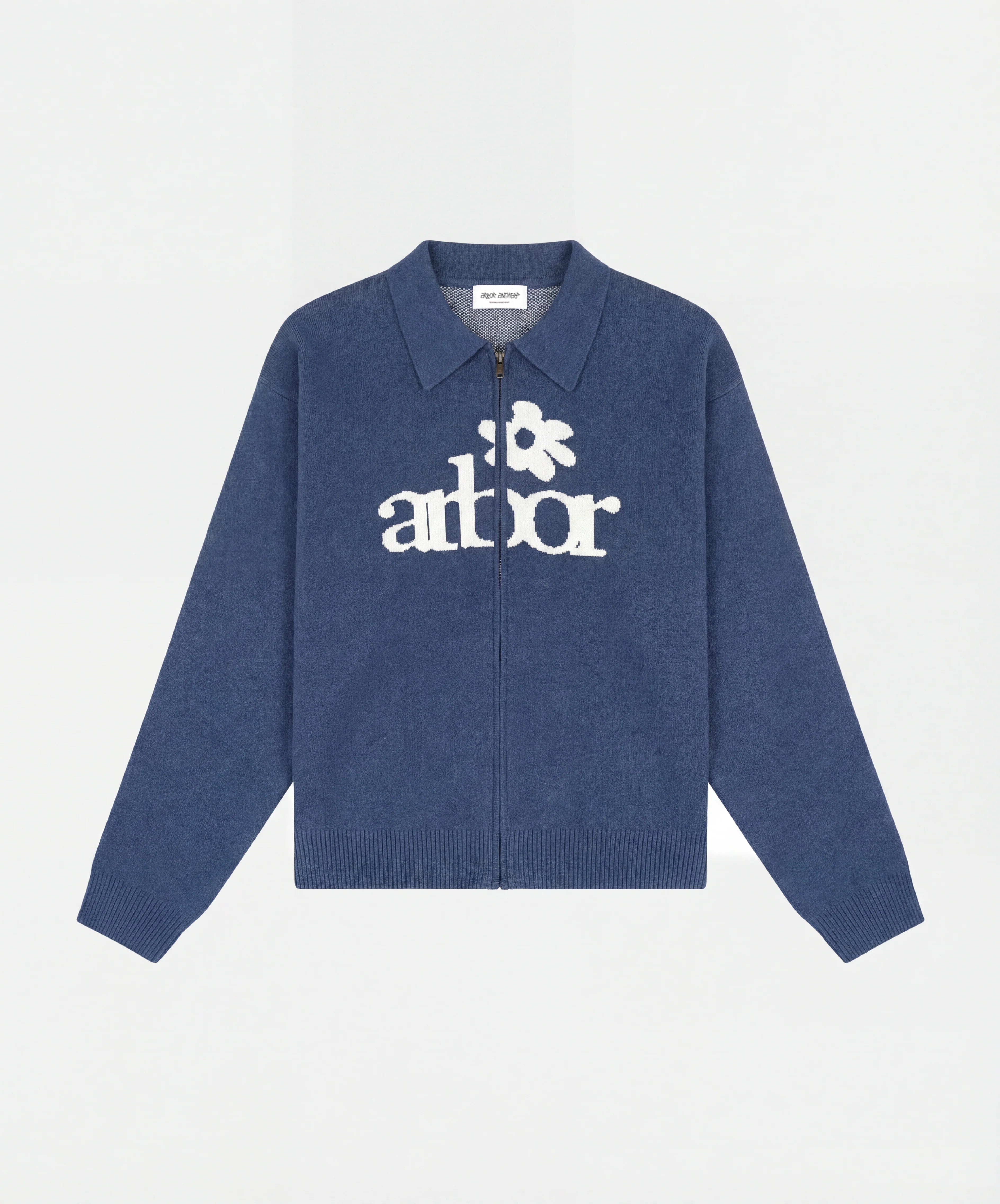 Blue Zipper Polo