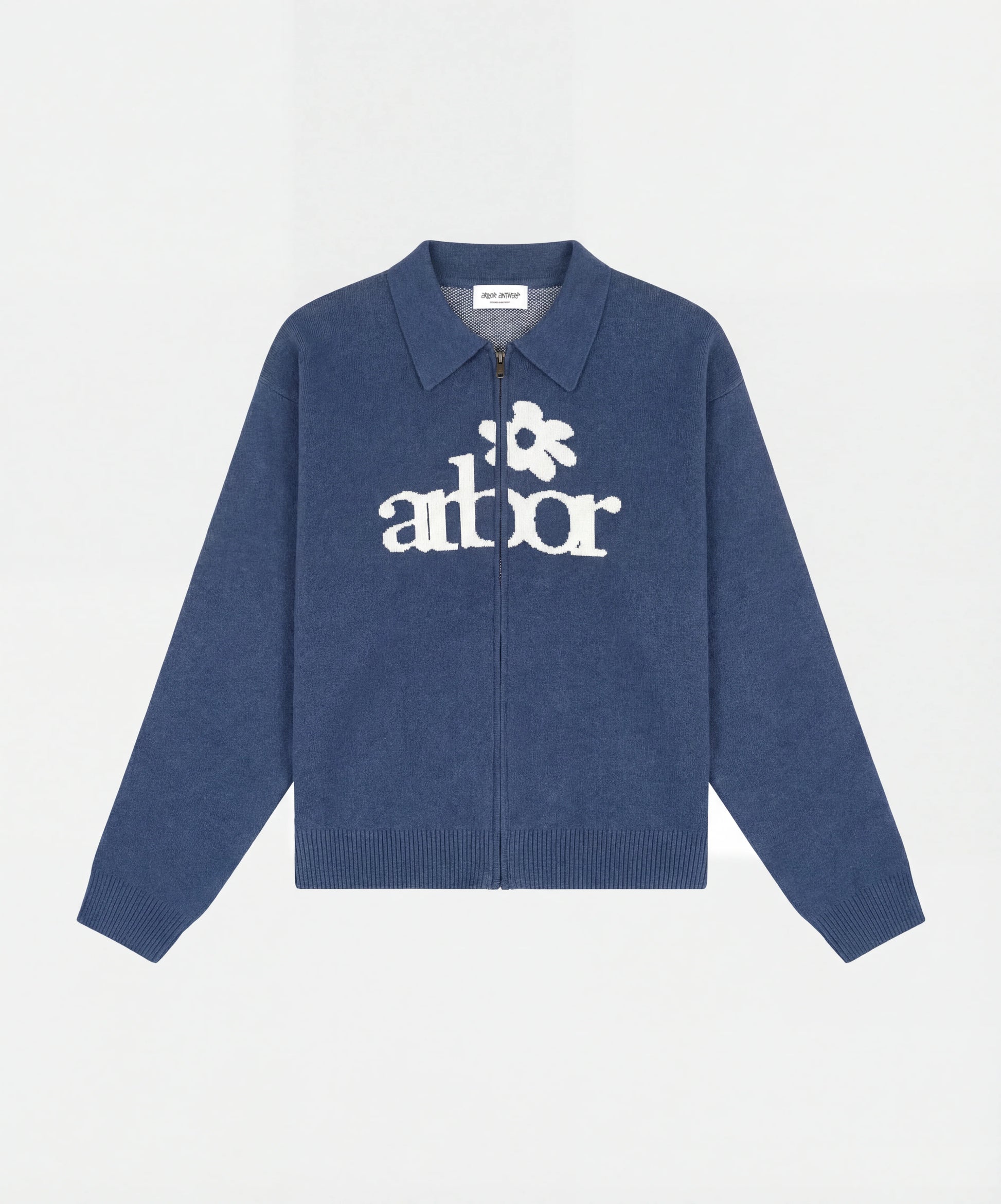 Blue Zipper Polo