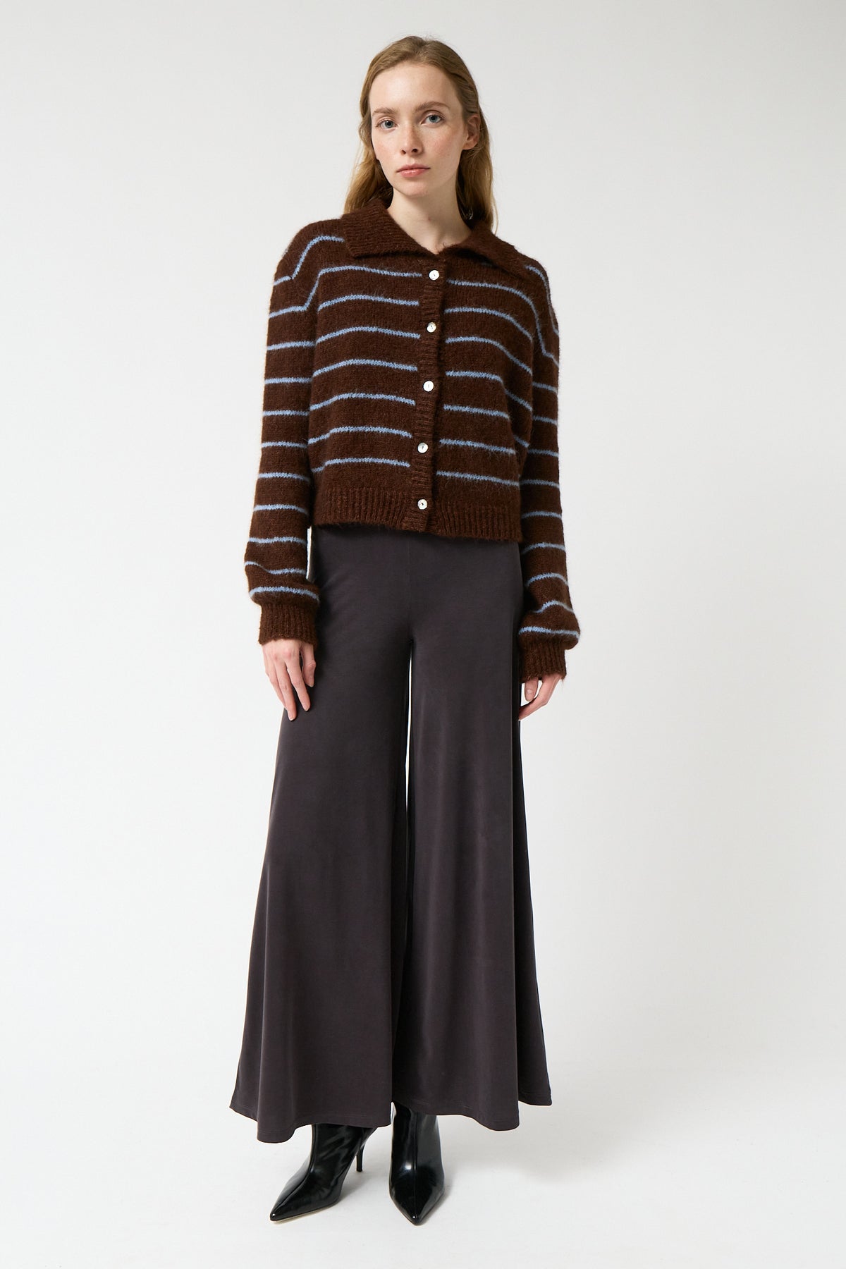 Praline Striped Cardigan