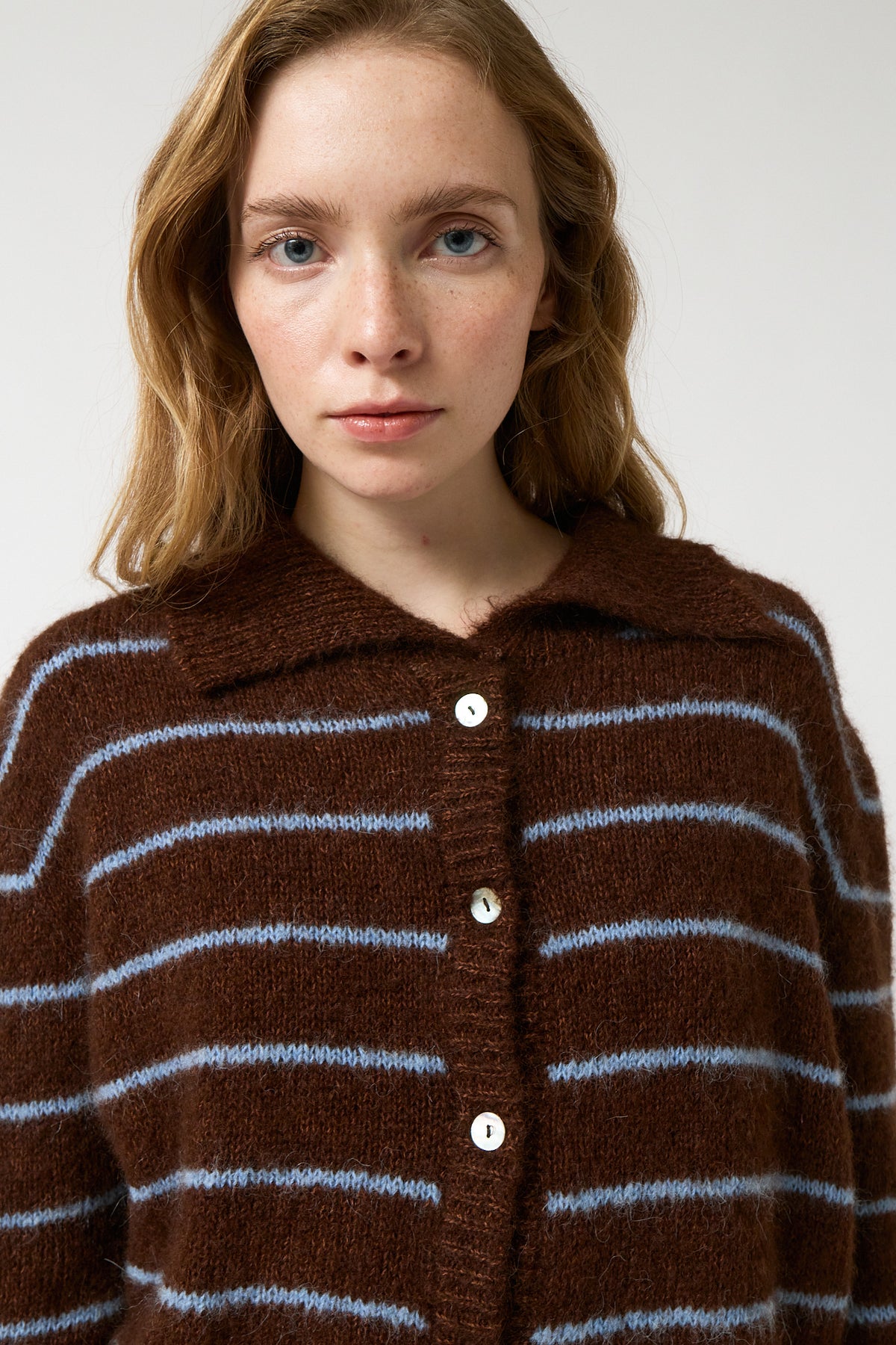 Praline Striped Cardigan
