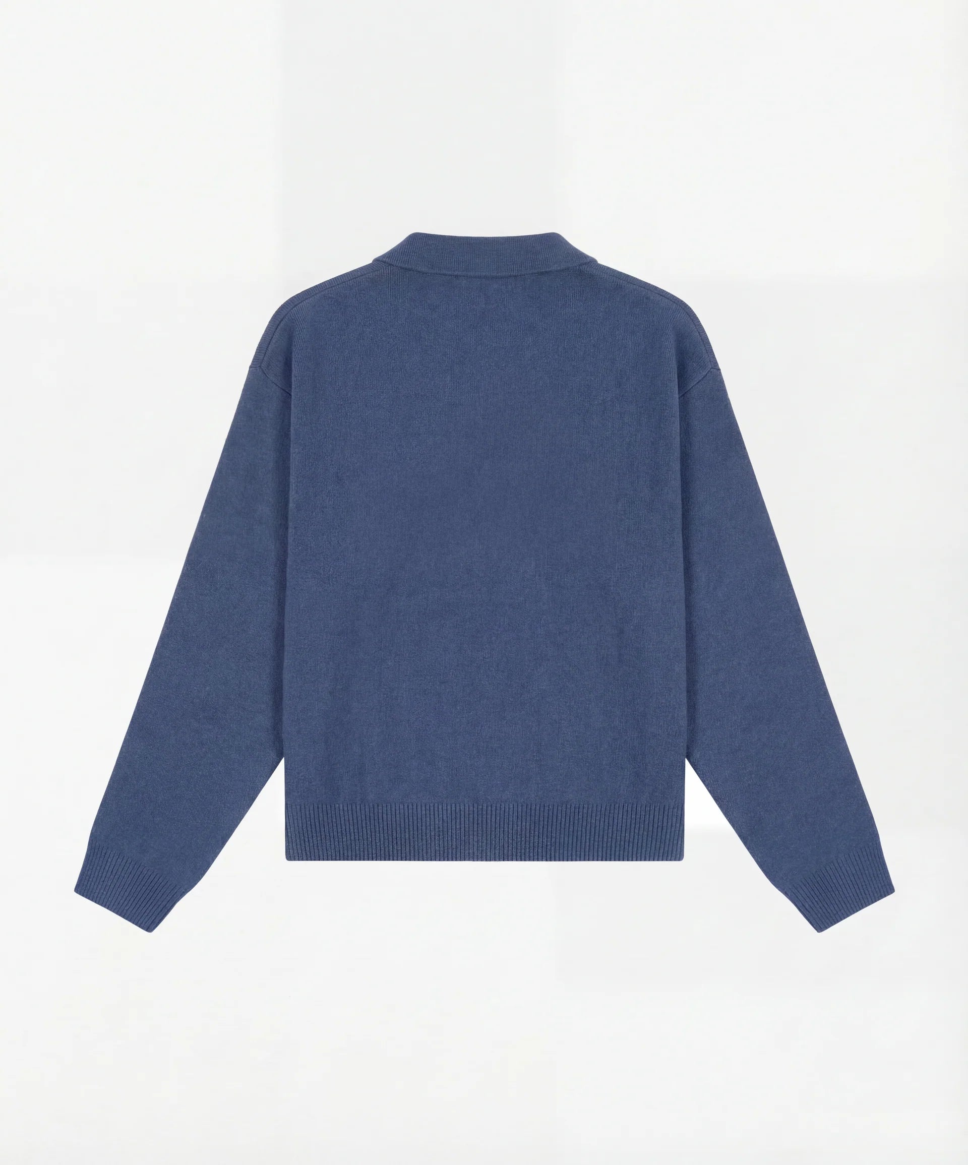 Blue Zipper Polo